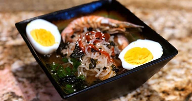 Keto Spicy Shrimp Ramen Recipe