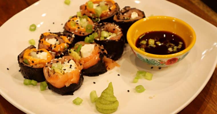 Keto Sushi Salmon Roll Recipe