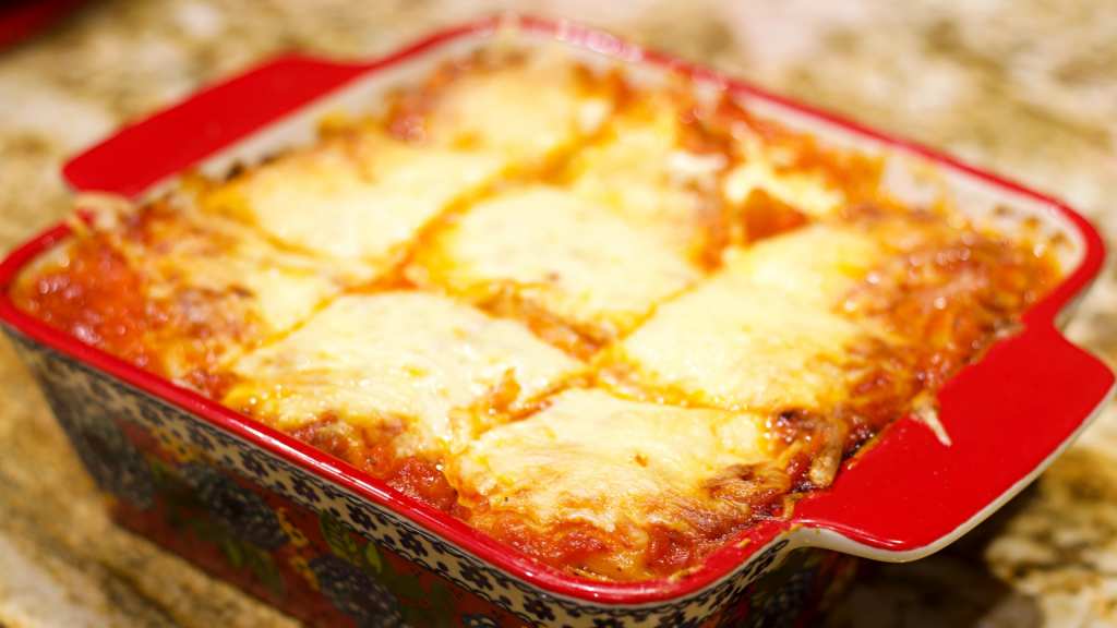 Keto Lasagna Recipe Right Diagonal