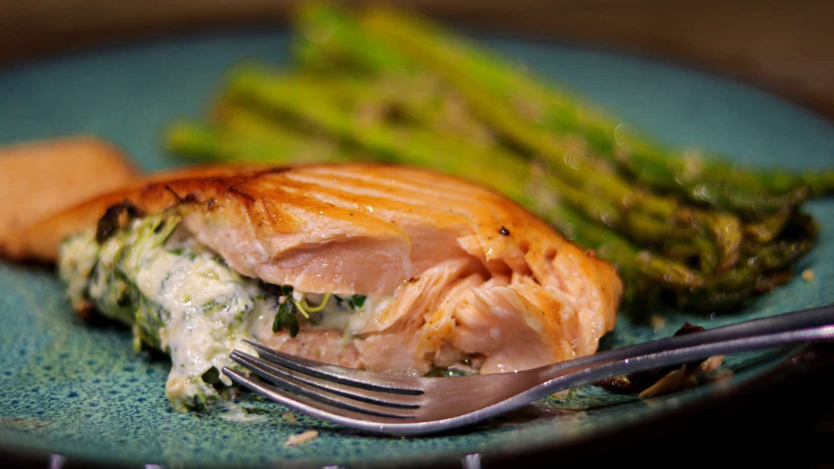 Keto Stuffed Salmon Recipe - Bite