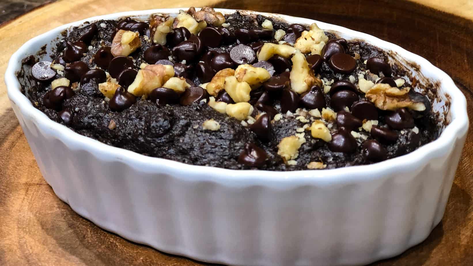 Keto Dark Chocolate 3-Minute Brownie Recipe