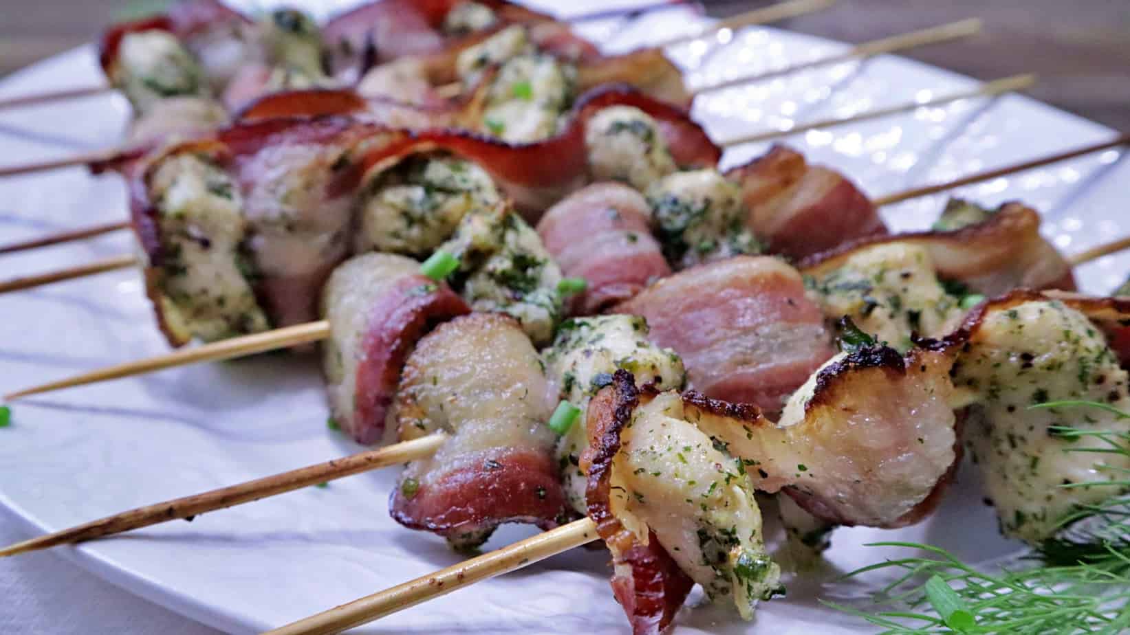 Chicken bacon ranch kabobs best sale