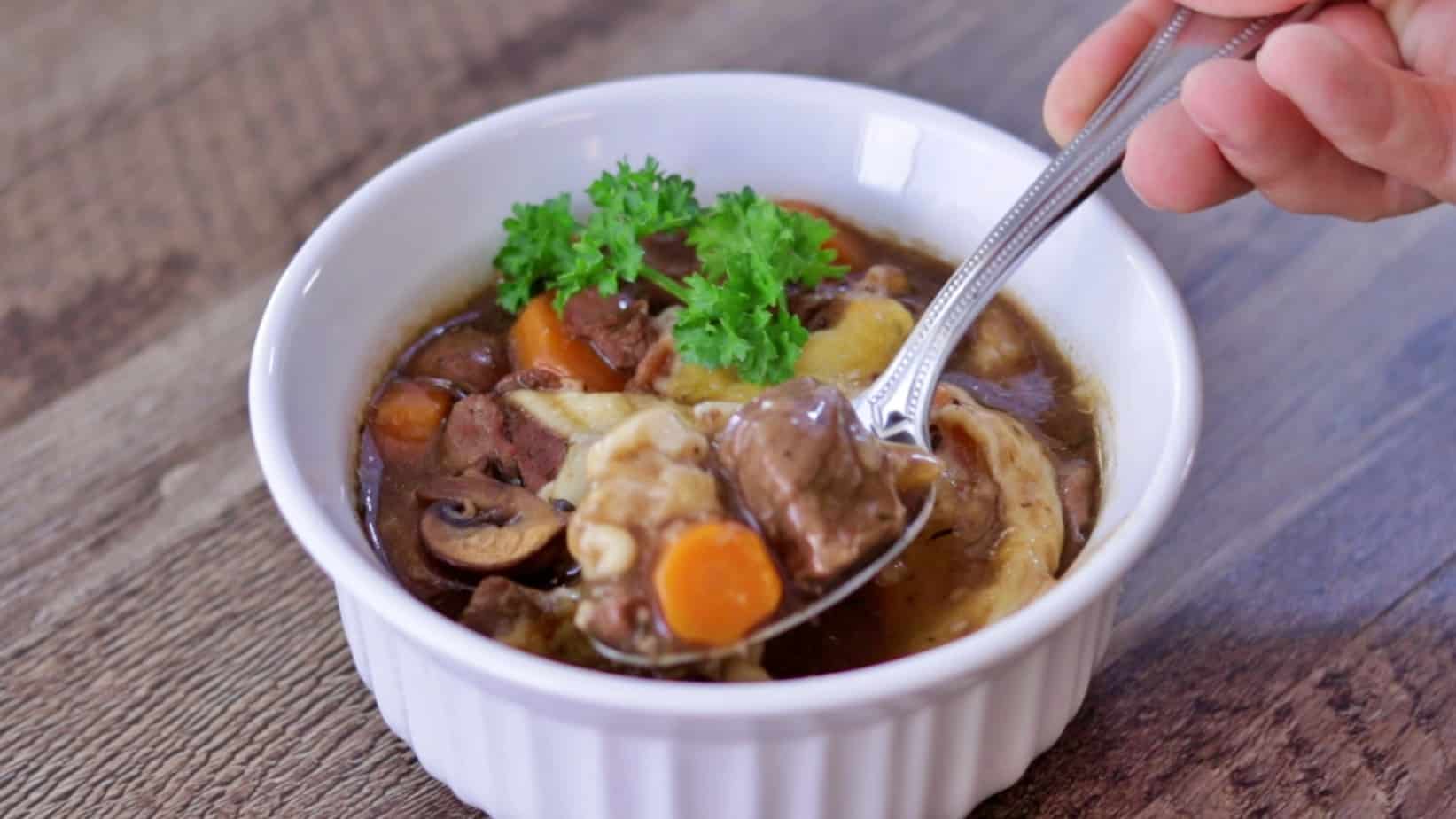 Keto Cheesy Beef Stew Recipe - Keto Daily