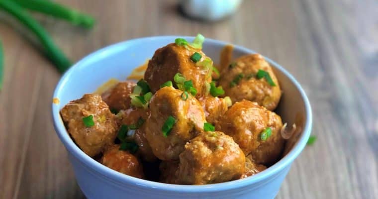 Keto Buffalo Chicken Meatballs